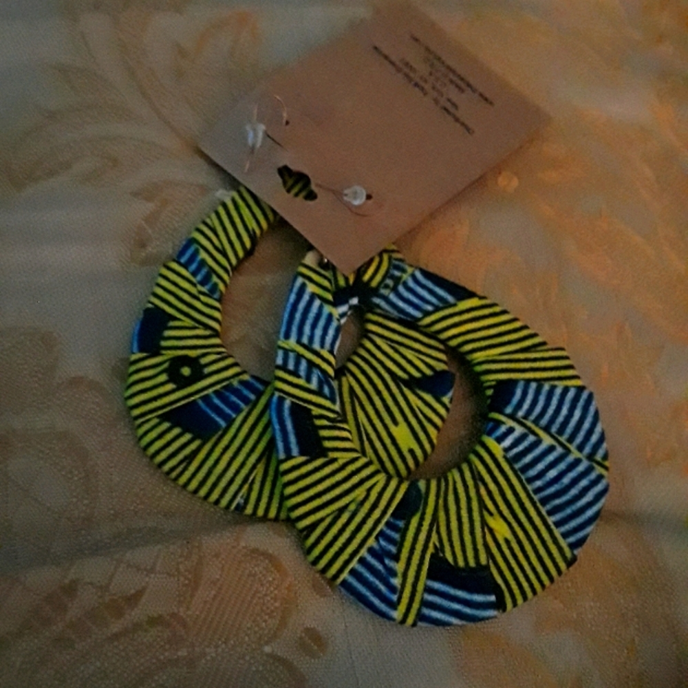 Ethnic Cloth Earrings